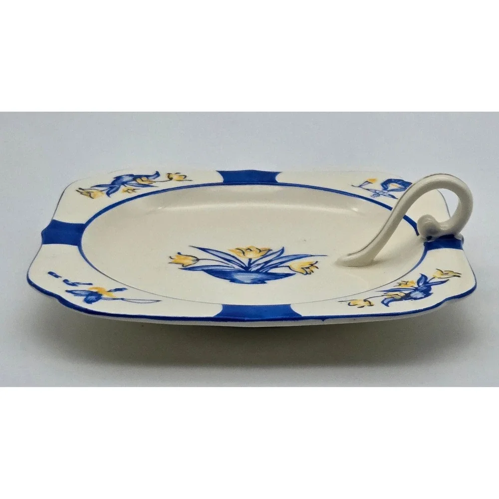 Hotta Yu Shoten & Co Lusterware‎ Japan 20's Floral Dish Numbered Hand Painted